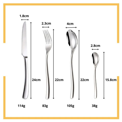 LIAHOME 304 STAINLESS STEEL CUTLERY GIFT BOX