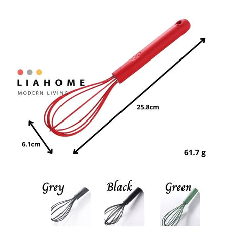 LIAHOME FOOD GRADE SILICON EGG BEATER SILICONE EGG WHISK