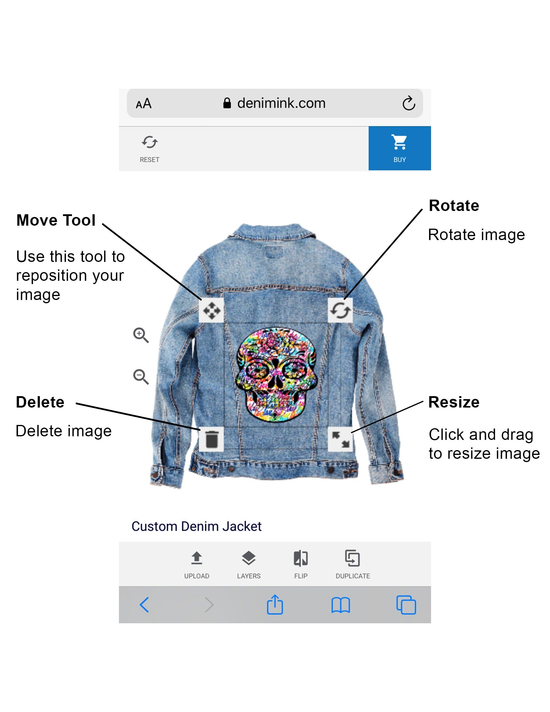 Buy Hand-Painted Denim Jacket Online