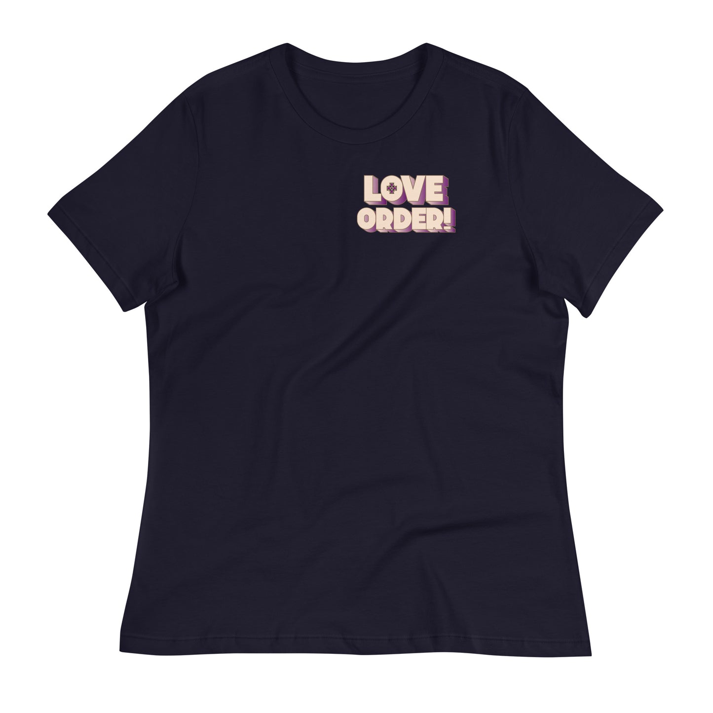 Love Order Collection Relaxed Short Sleeve T-shirt women's cut/sizes