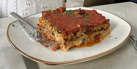 Lovina's Impossible Sausage Lasagna