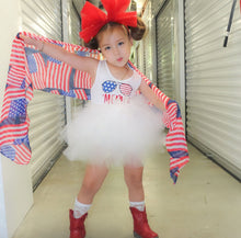 Load image into Gallery viewer, &#39;MERICA SWEETHEART SOFT TULLE TUTU LEOTARD