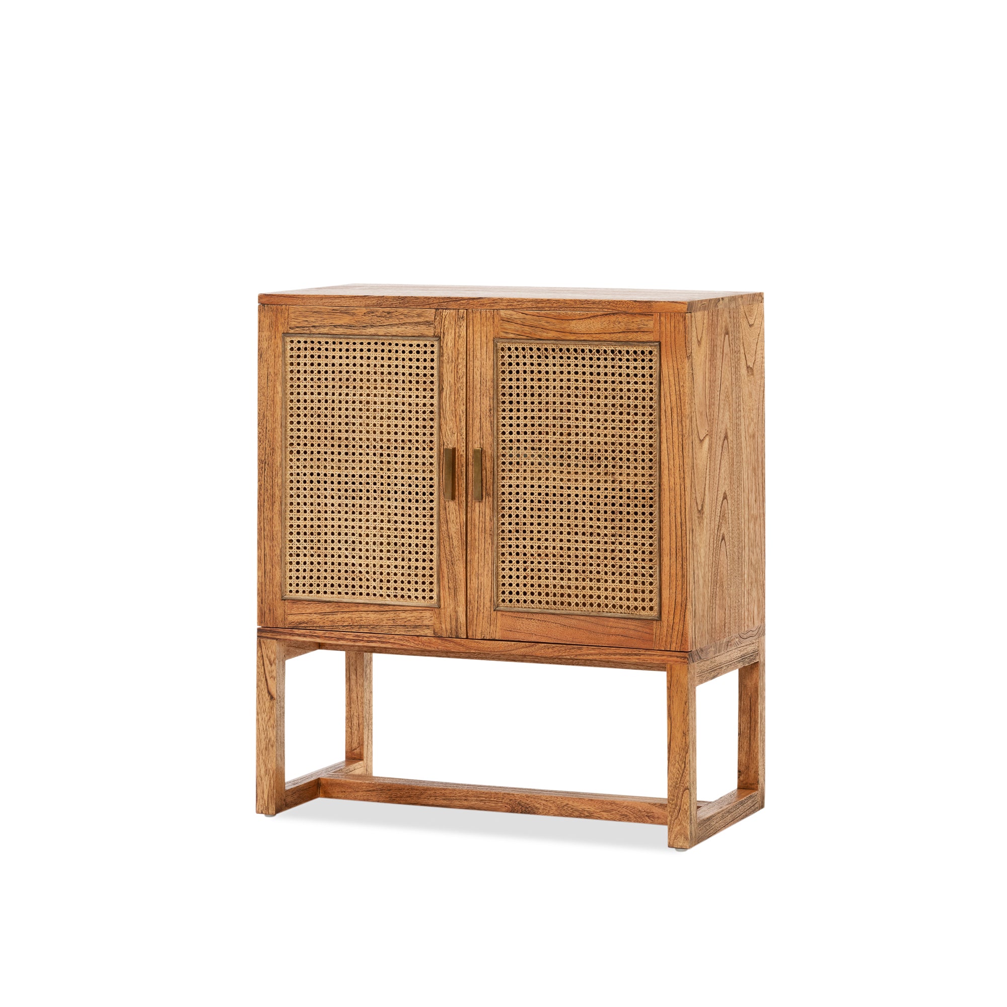 Rita 2 Door Buffet — Antique/Rattan – Empire Homewares