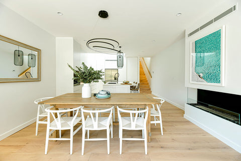 Love It or List It Dining Room with About Space lighting