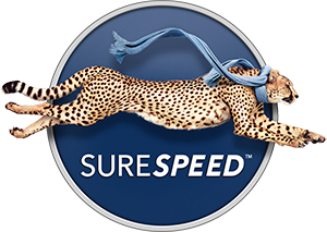 Hunter SureSpeed technology logo