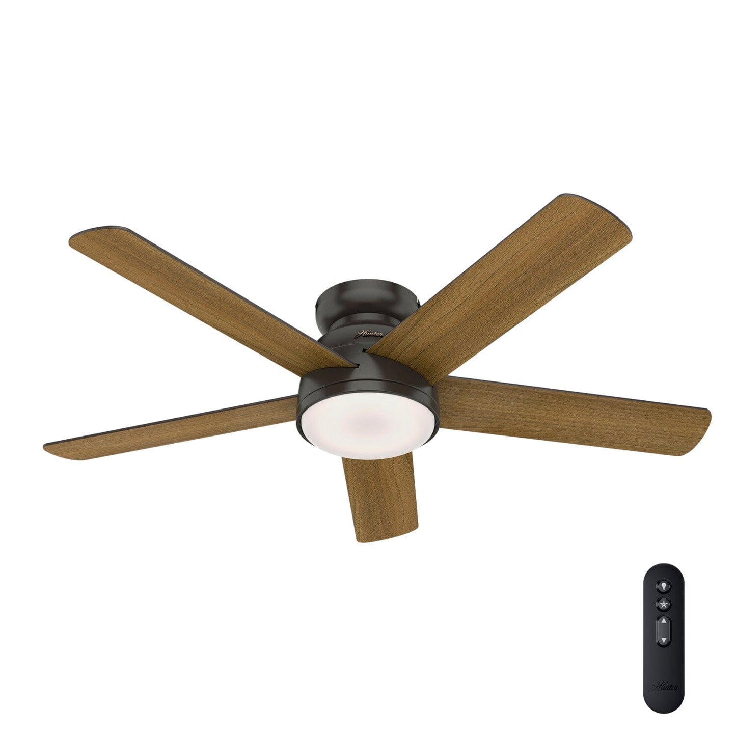 Bukken Terughoudendheid Scully Romulus Low Profile with LED Light 54 Inch-Smart Ceiling Fan – Hunter Fan