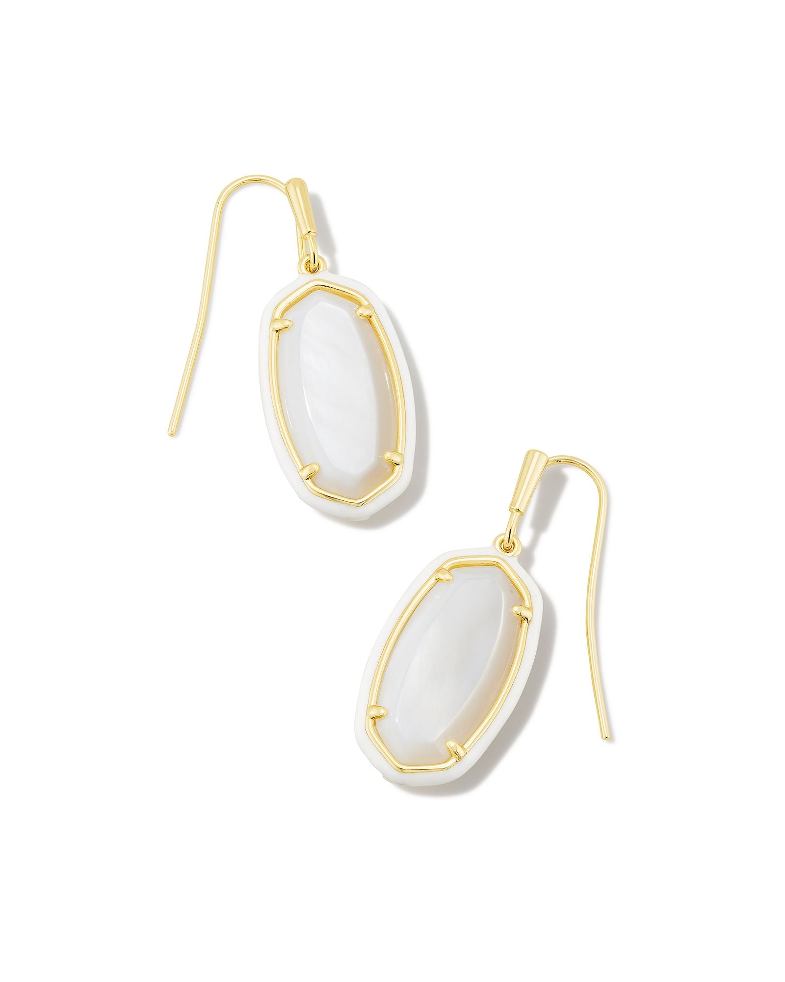 Kendra Scott Dani Enamel Frame Drop Earrings