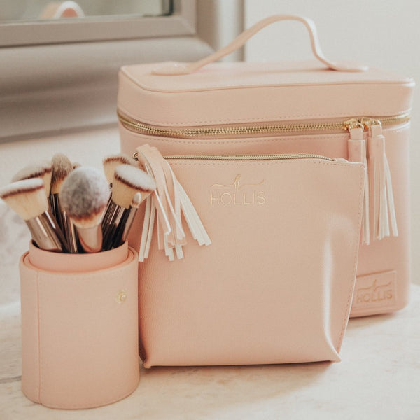 Hollis | Lux Weekender Bag in Nude