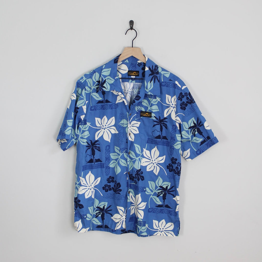90's Tommy Bahama Silk Shirt Pineapple Print Hawaiian 