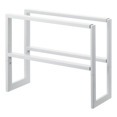 Yamazaki 2391 4-Tier Slim Shoe Rack, White