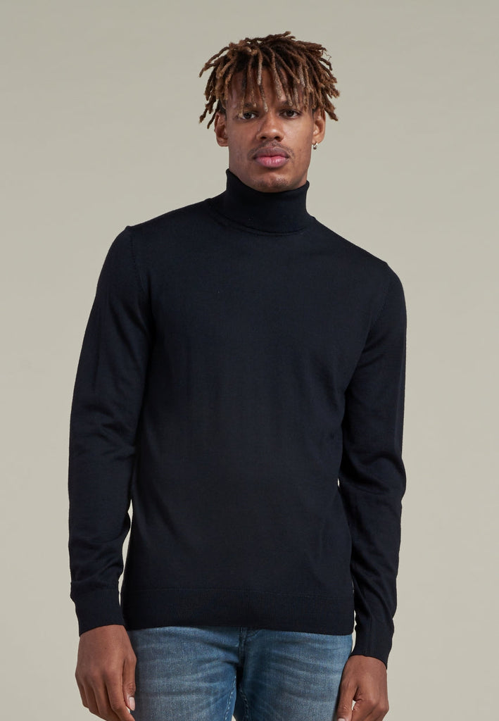 Dstrezzed - Merino Turtle Neck - Black – Encompass Clothing Ltd