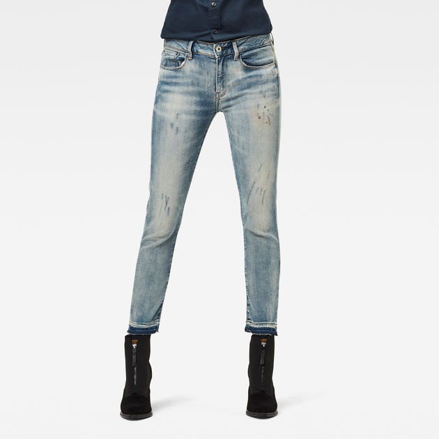 G-Star Raw - 3301 Skinny Ankle Jean - Faded Cascade