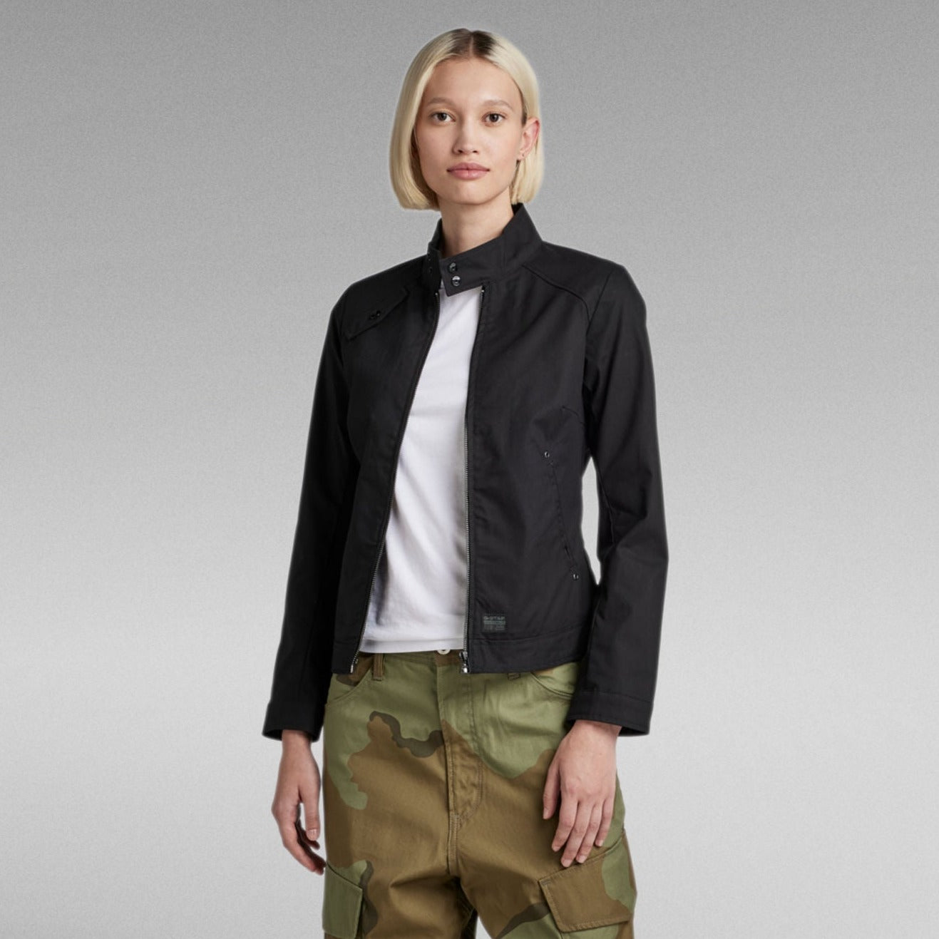 G-Star Raw - Cropped Hunter Jacket - Dark Olive