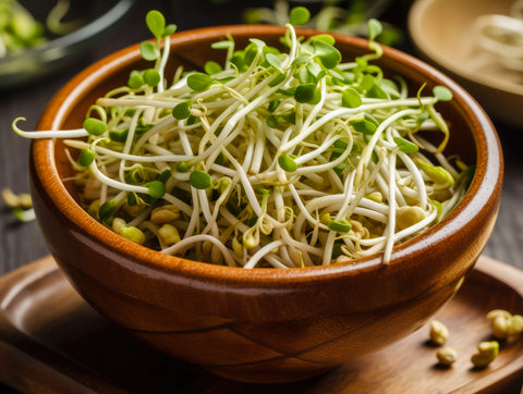 bowl of sprouts
