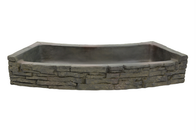 Aquascape® Rear-Spill Curved Stacked Slate Topper