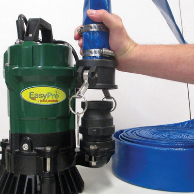 EasyPro Submersible Trash Pump with Discharge Hose