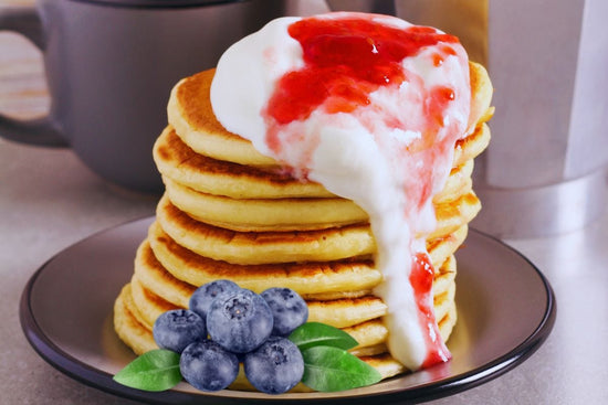 Energize Your Mornings with this Healthy Almond Pancake recipe