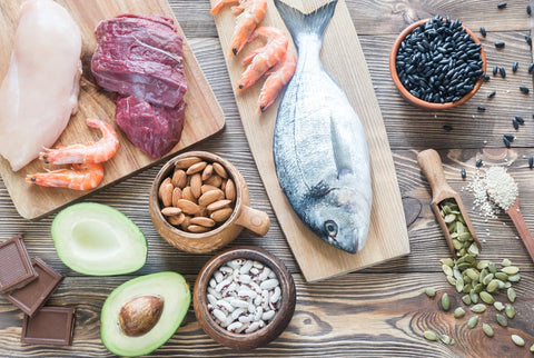 Zinc food sources, including fish, chicken, avocados and more