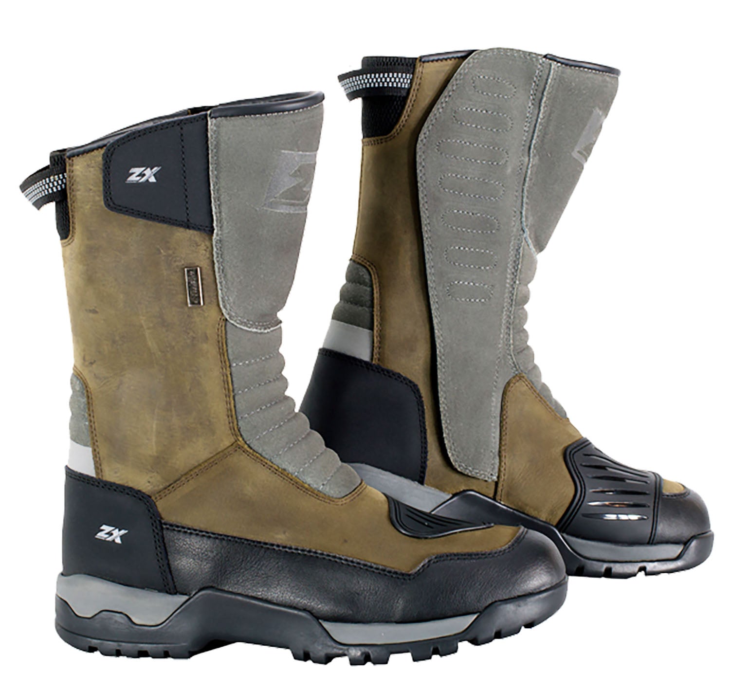 waterproof boots with velcro fastening