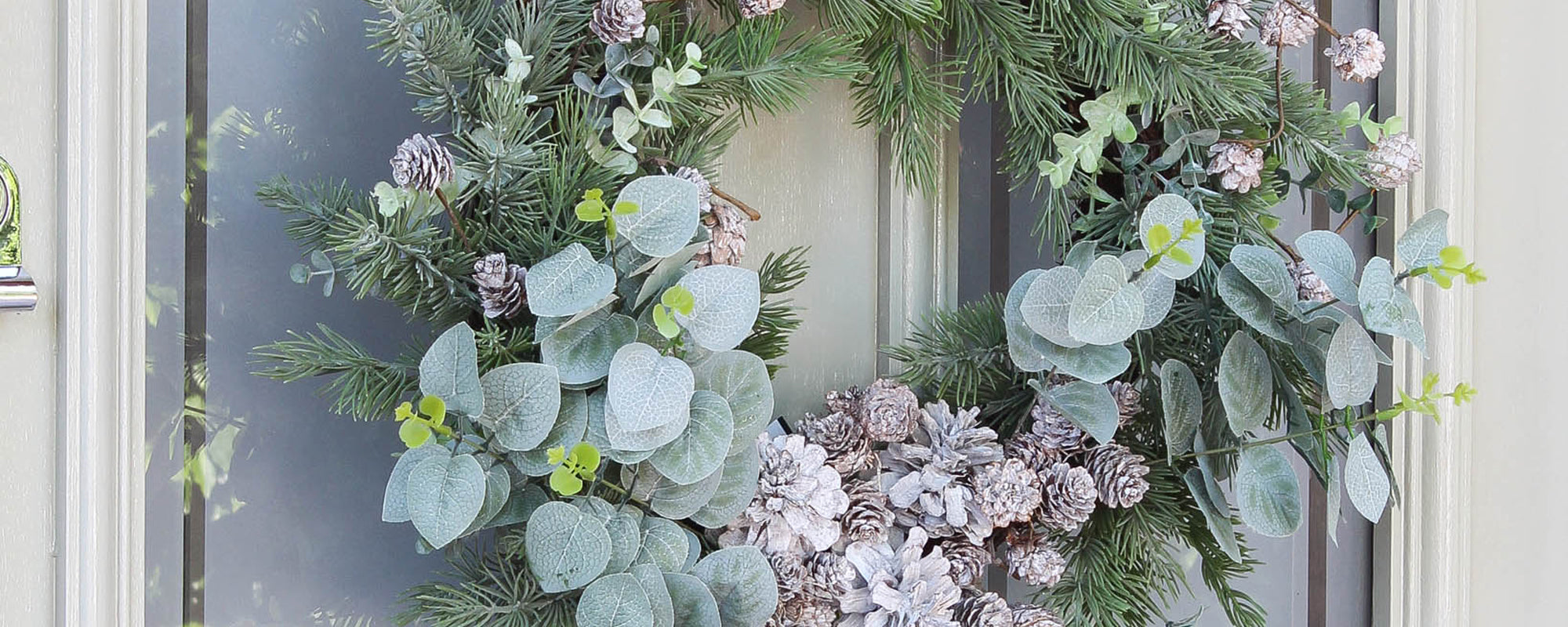 eucalyptus and pinecone wreath
