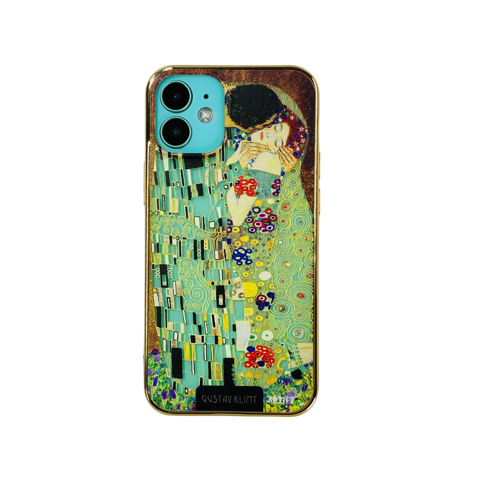 液体無し Artify Iphone 12 Mini メッキtpu スマホケース クリムト キス Aj Artify Japan