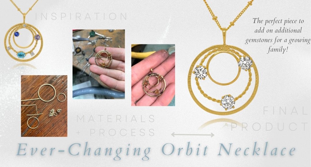Commission Round-Up - Ever-Changing Orbit Necklace