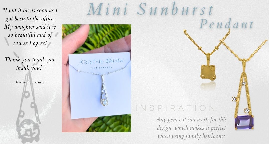 Commission Round-Up - Mini Sunburst Pendant