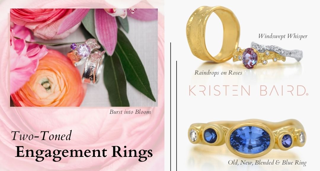 Kristen Baird Blog - Bridal Trends - Two-Toned Rings
