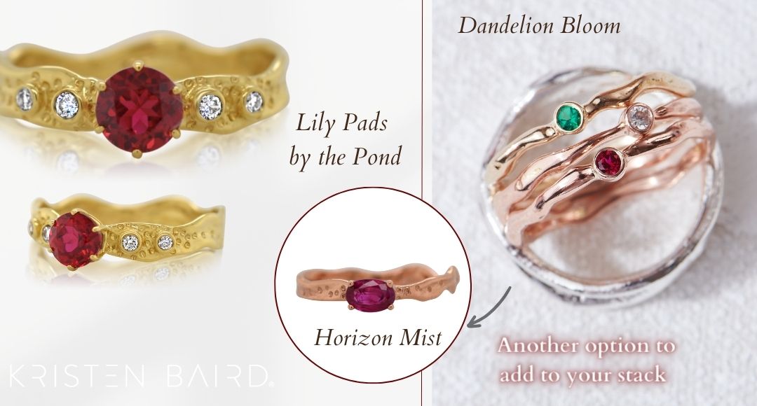 Kristen Baird Blog - Ruby - Stacking Rings