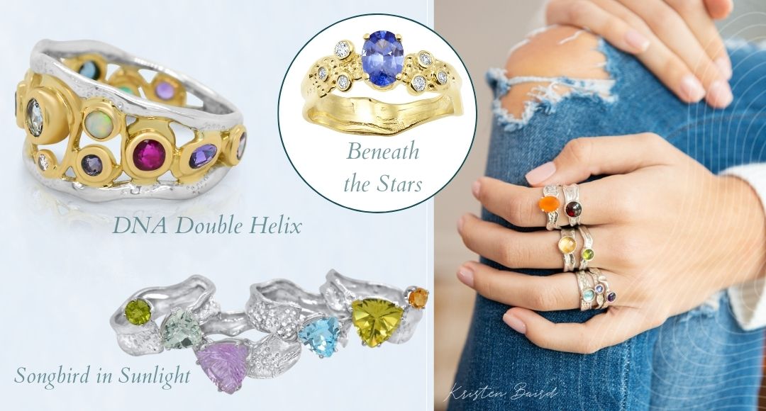 Kristen Baird Blog - Using Heirloom Gemstones - Rings