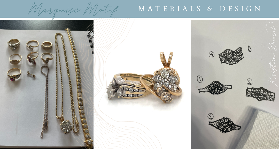 Marquise Motif - Materials and Design by Kristen Baird