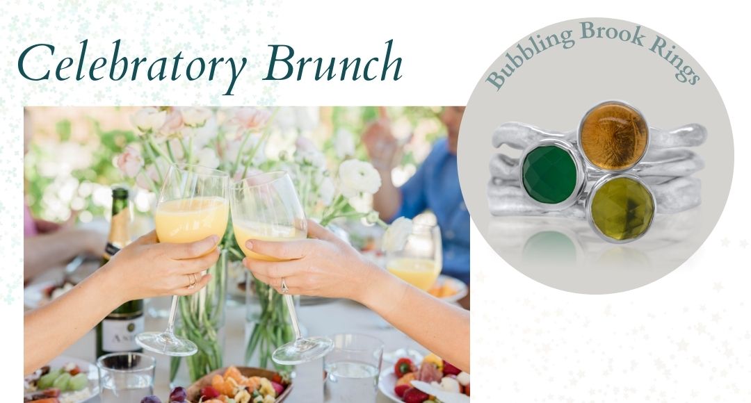 St. Patrick's Day in Savannah - Brunch and Bubbling Brook Ring Stack -Kristen Baird Blog