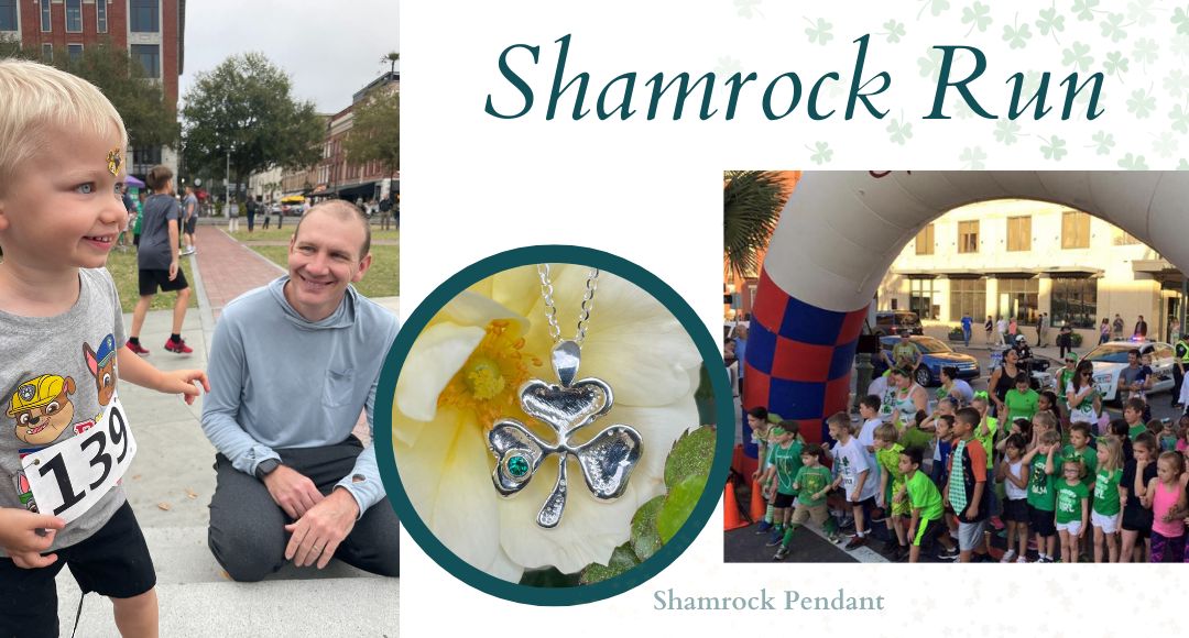 St. Patrick's Day in Savannah - Shamrock Run and Shamrock Pendant -Kristen Baird Blog