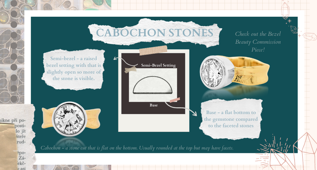 Stone Setting Jargon - cabochon stones
