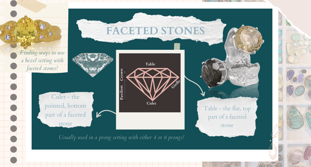Stone Setting Jargon - faceted stones