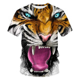 T-shirt Imprimé Du Tigre | ŒIL DU TIGRE NOIR