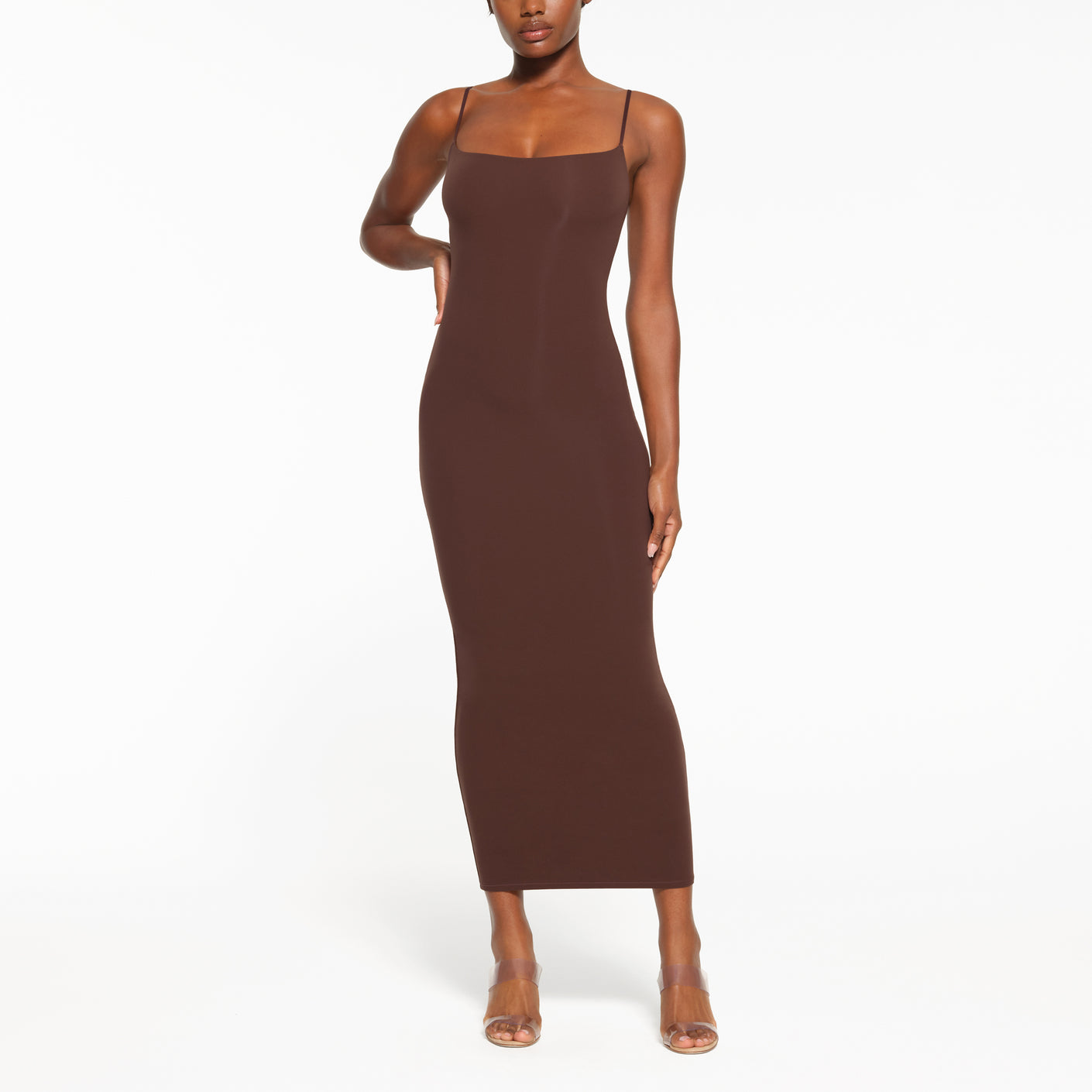 FITS EVERYBODY LONG SLIP DRESS