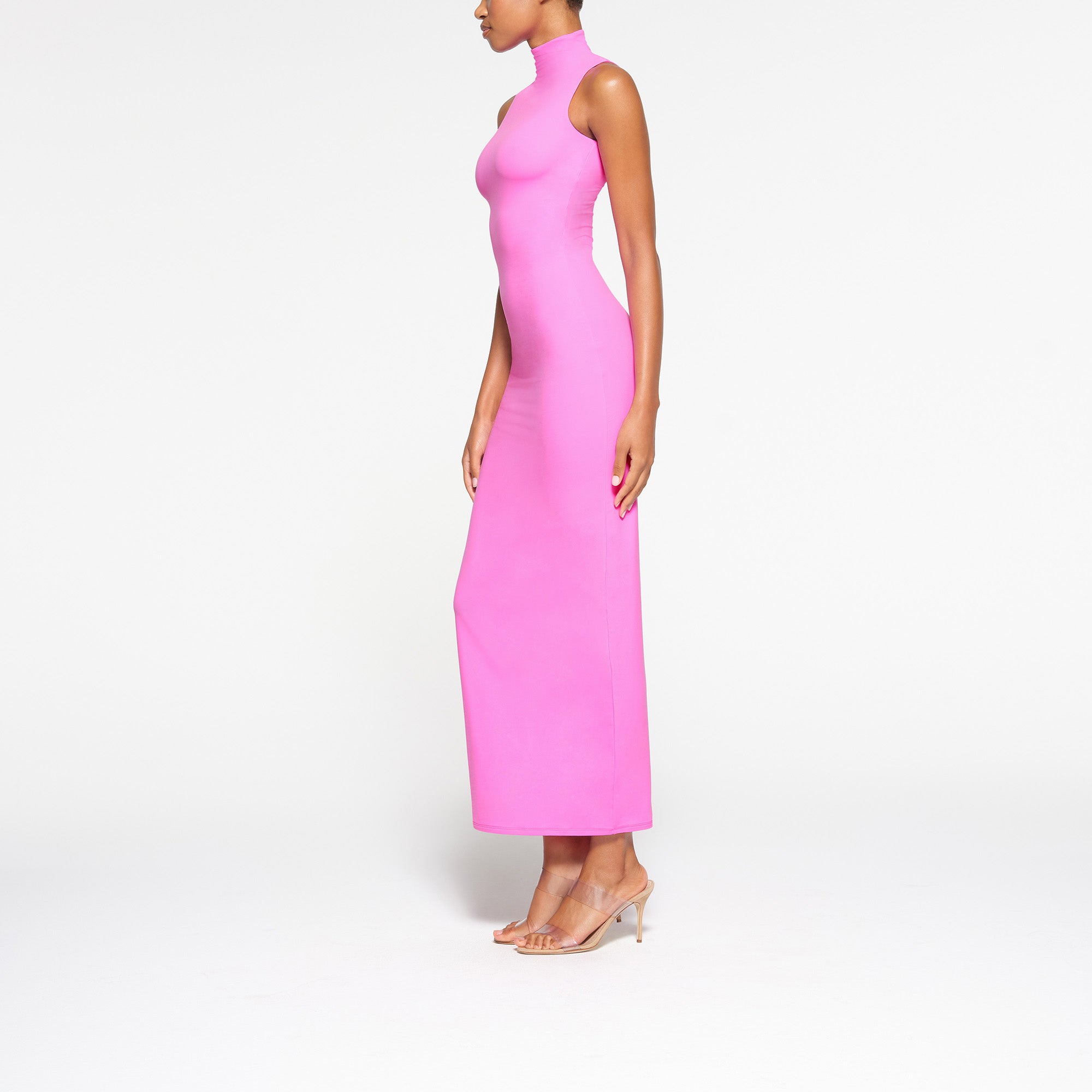 FITS EVERYBODY SLEEVELESS MOCK NECK DRESS | NEON ORCHID - FITS ...