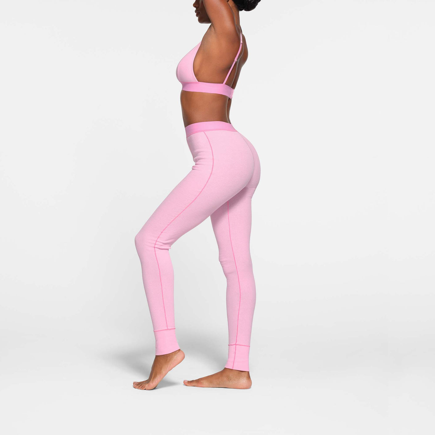 COTTON RIB LEGGING