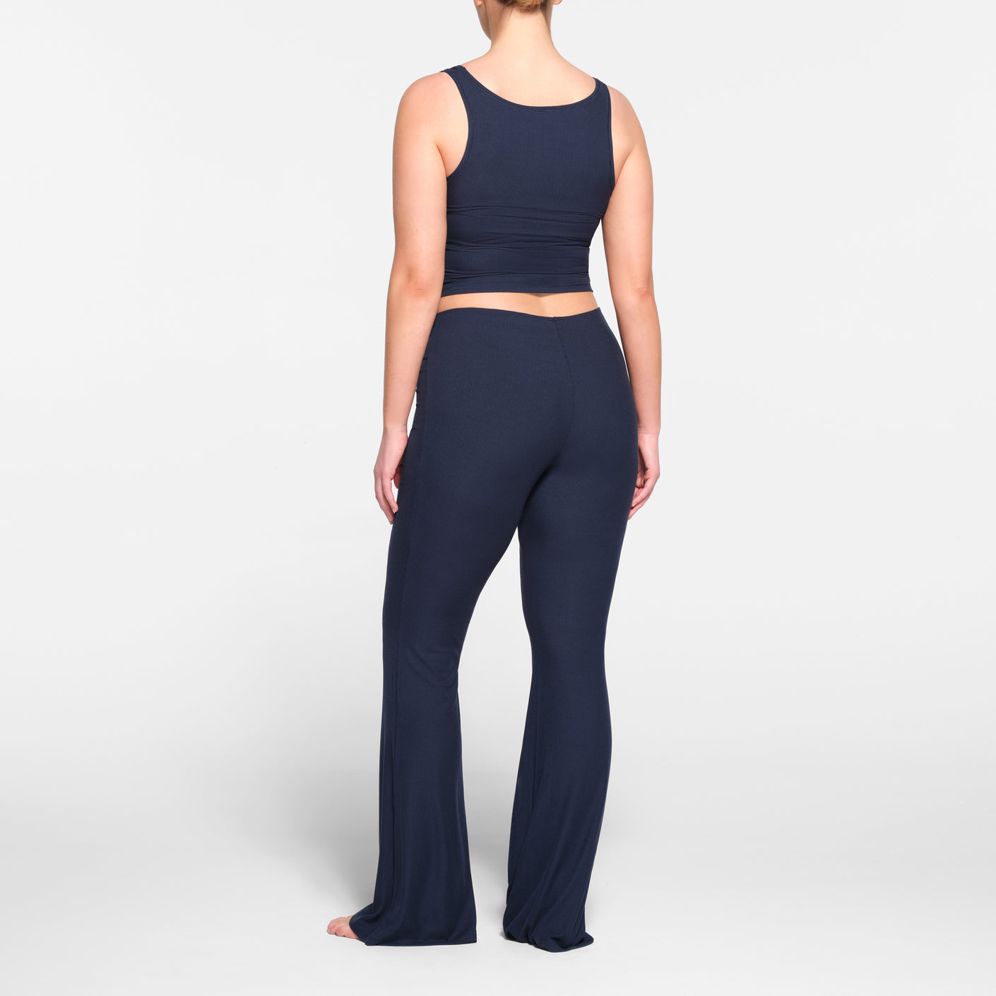 SOFT LOUNGE RUCHED PANT | NAVY