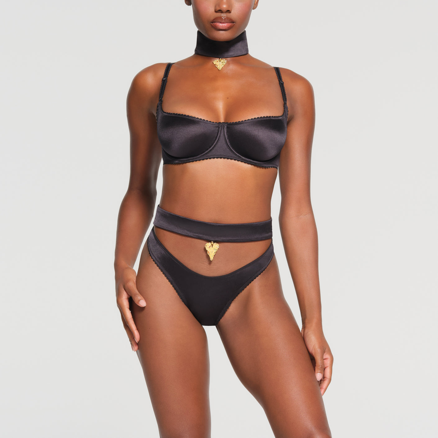 Seamless Unlined Satin Bra