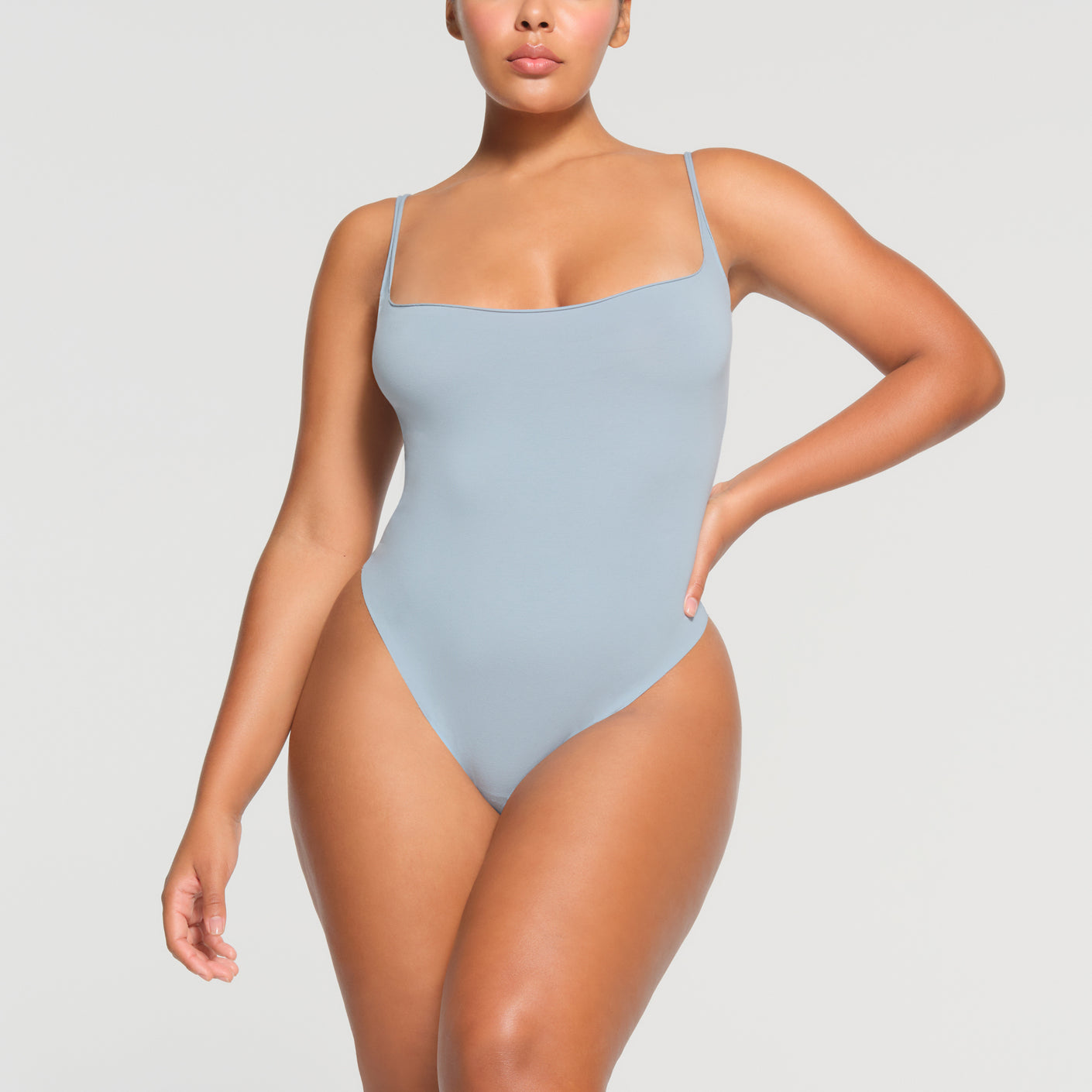 SKIMS RAW EDGE CAMI BODYSUIT MARBLE SMALL White - $48 (17% Off Retail) New  With Tags - From Vanilla