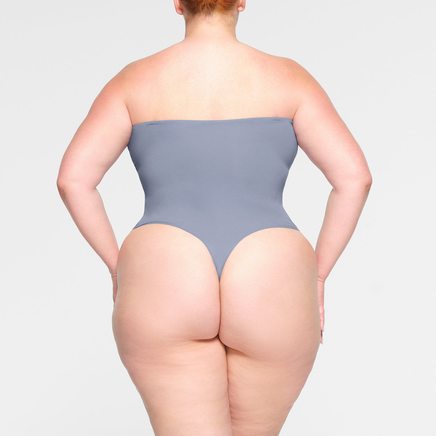 FITS EVERYBODY STRAPLESS BODYSUIT | SLATE