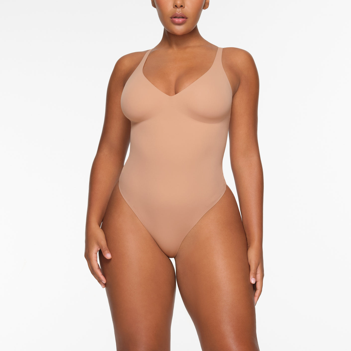 NAKED PLUNGE THONG BODYSUIT | SIENNA