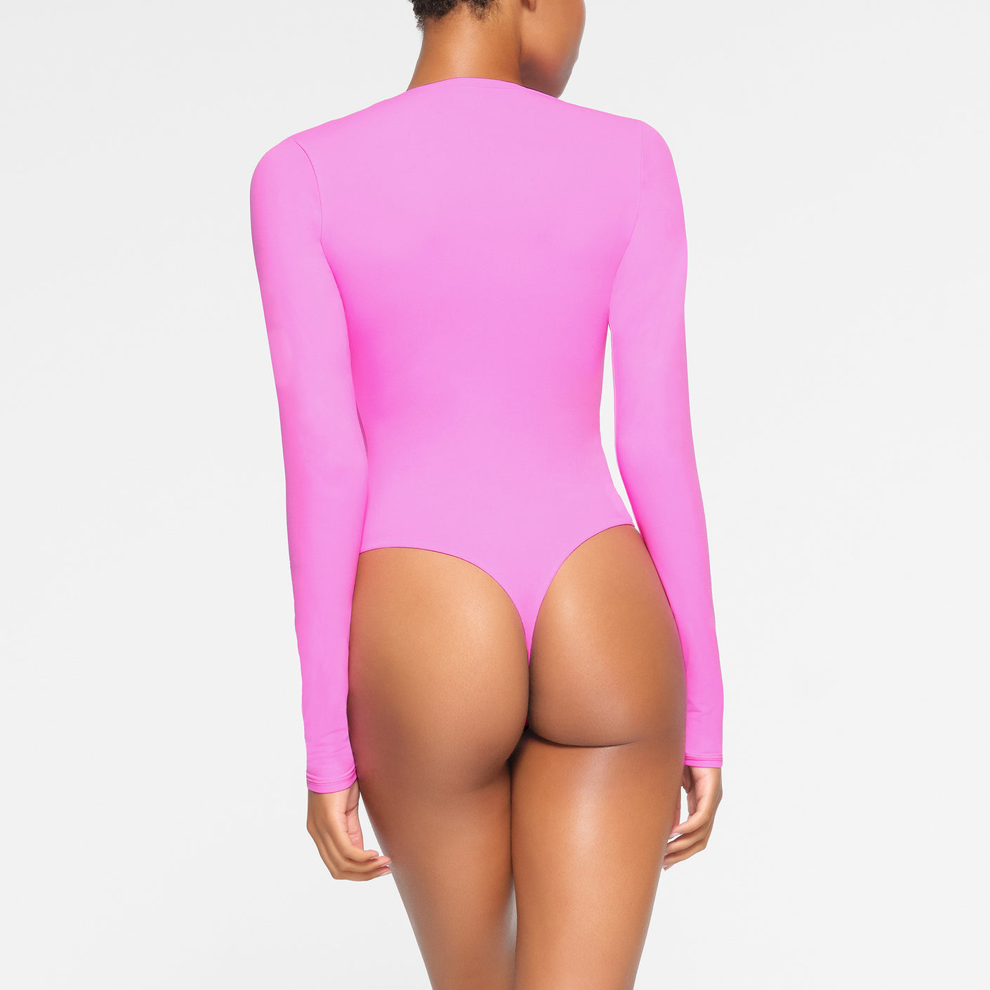 FITS EVERYBODY PLUNGE BODYSUIT | NEON ORCHID