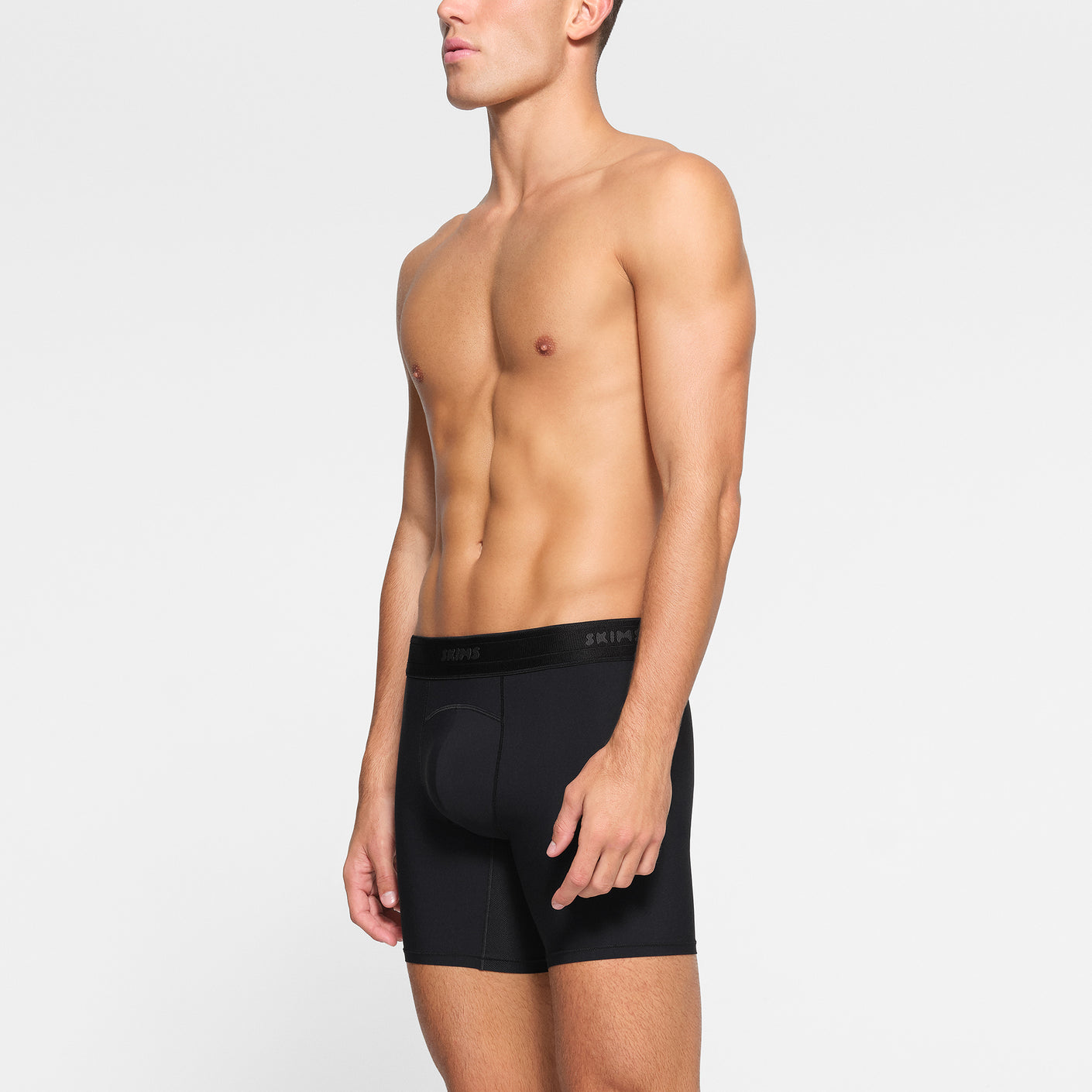 SKIMS SPORT MENS 7 BOXER BRIEF | OBSIDIAN