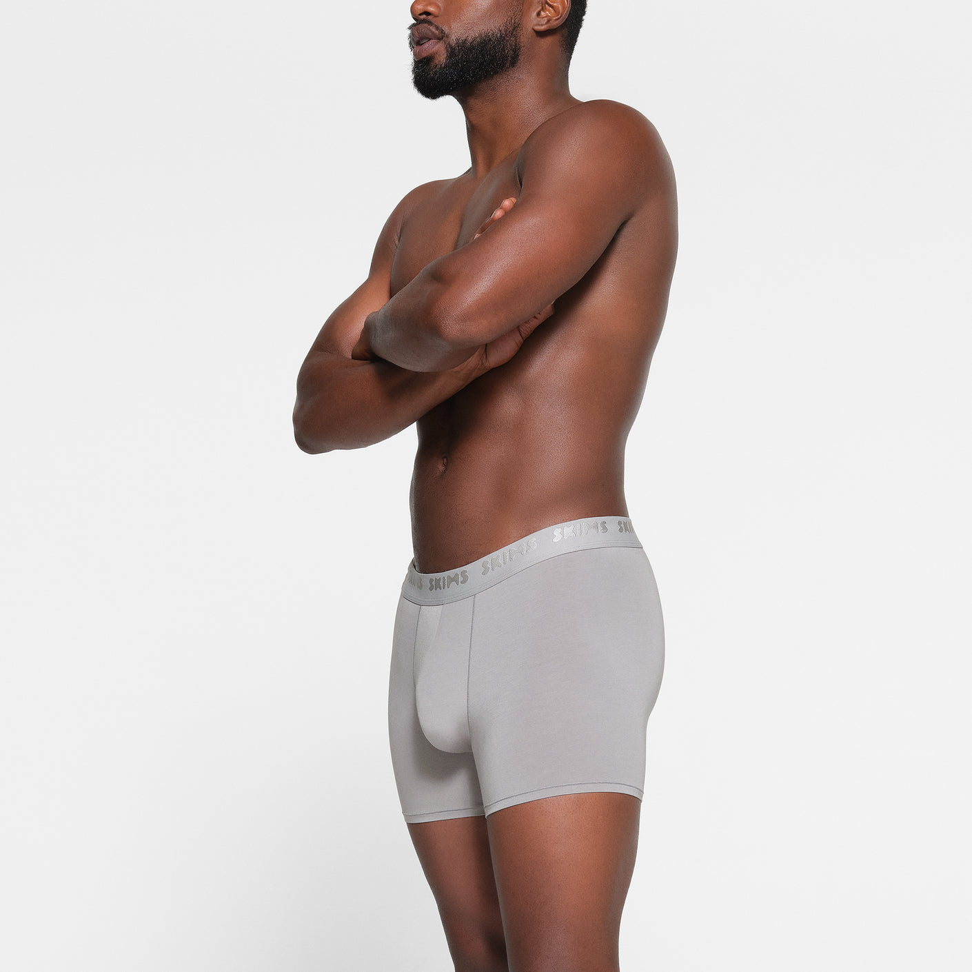 SKIMS STRETCH MENS 3 BOXER BRIEF 3-PACK | GUNMETAL MULTI