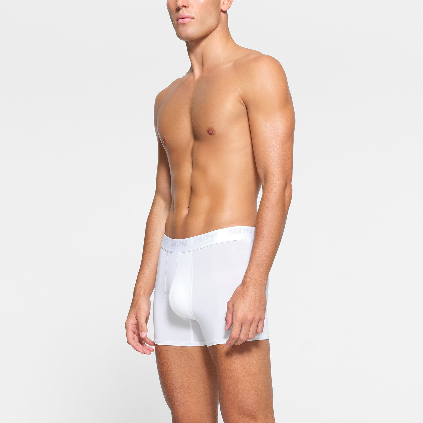 SKIMS STRETCH MENS 3 BOXER BRIEF 3-PACK | CHALK