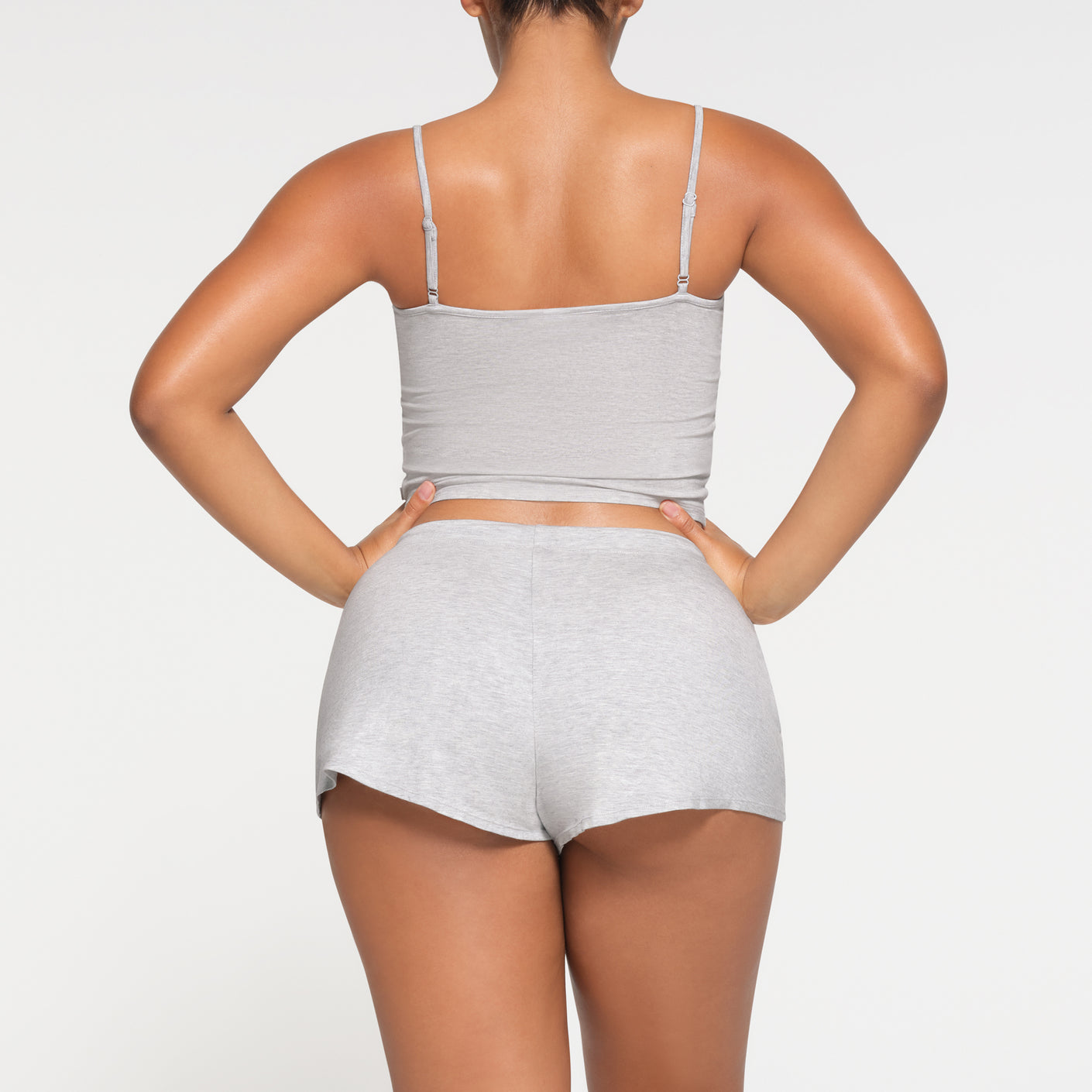 Light Grey Heather Super Soft Lounge Sleep Shorts