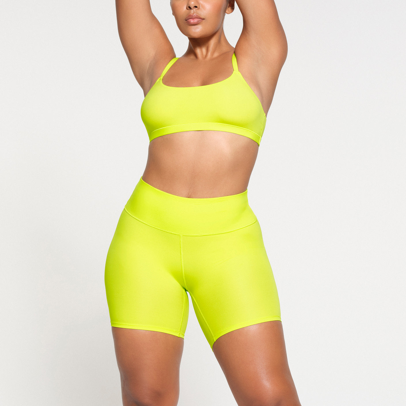 Cute Yellow Neon Sport Shorts, Women's Fashion, Activewear on Carousell